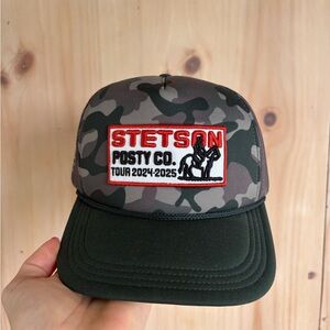 NEVER WORN Stetson + Posty Co. Tour Trucker Hat